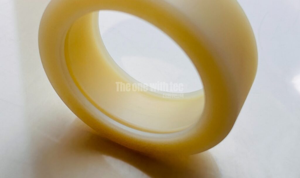 MC나일론 캐스터 휠 외경 확대 이미지 – 고하중 산업용 플라스틱 캐스터 부품