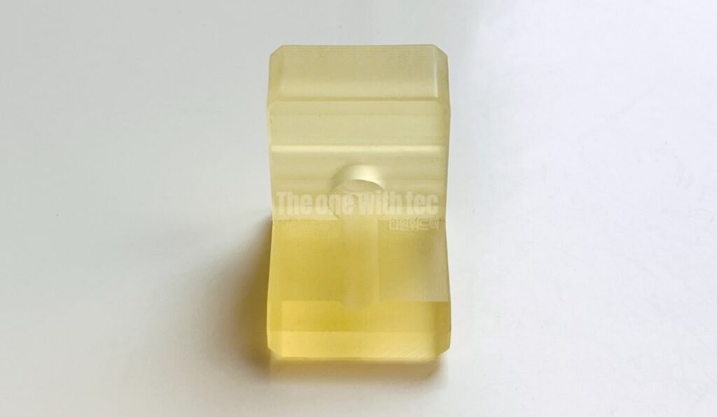 PU CNC 정밀가공 정면 모습 사진