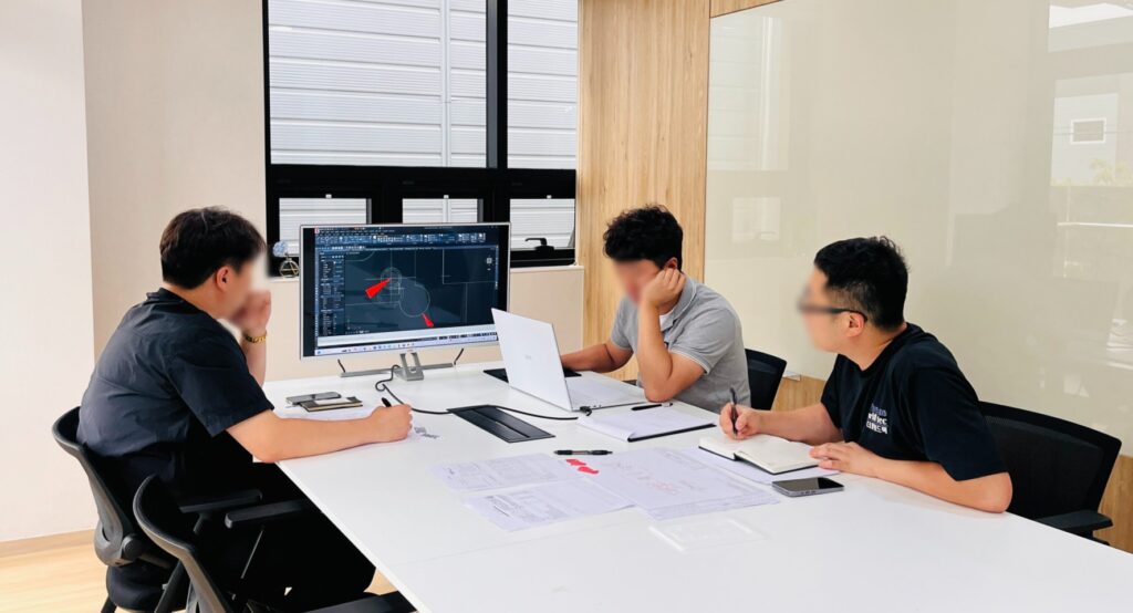 합성수지 cnc라우터 공정 진단 및 도면 설계