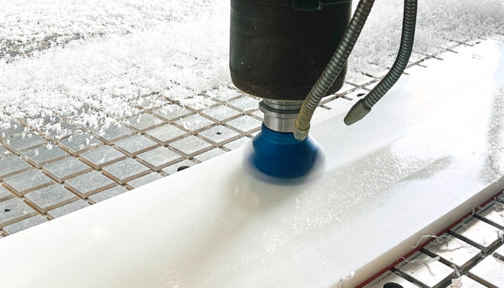 CNC라우터 가공 업체 창원 품질 높은 가공 모습