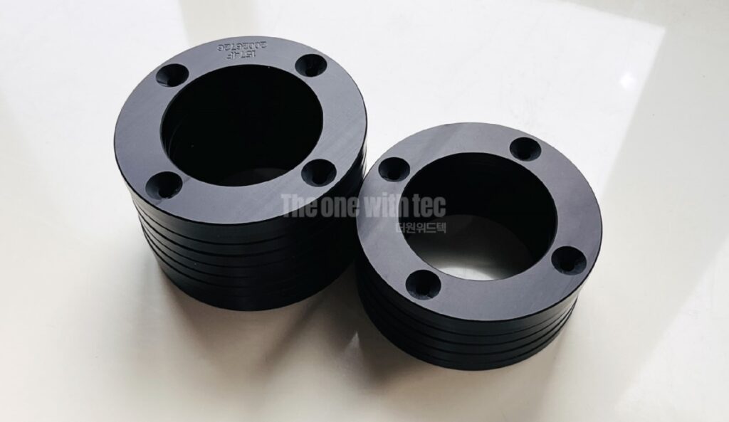 mc나일론 플랜지 기계설비 부품 제작사례