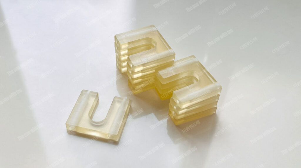 우레탄 PU CNC가공 전문업체 더원위드텍