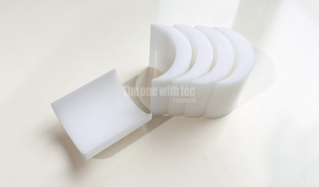 엔지니어링플라스틱 PE 폴리에틸렌 산업용 부품 제작 예시