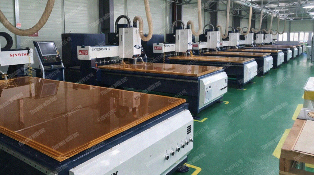PC 합성수지 CNC 정밀가공 공정